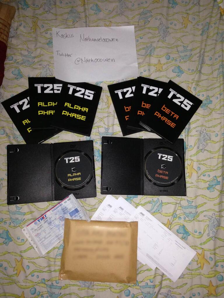 DVD Home Fitness Beachbody T25 - P90X - Les Mills Combat - Insanity