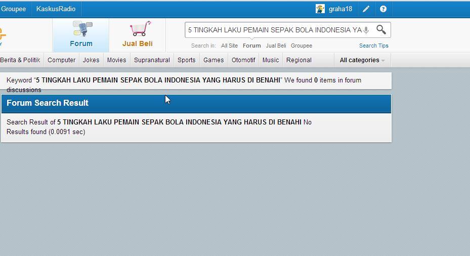 5 TINGKAH LAKU PEMAIN SEPAK BOLA INDONESIA YANG HARUS DI BENAHI