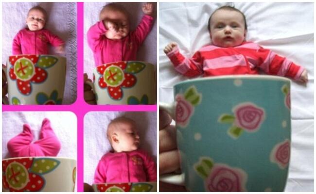 &quot;baby mugging&quot; tren foto bay dalam mug