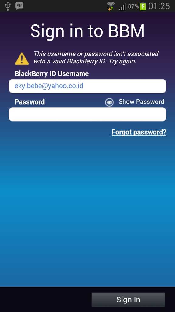 BBM DAH BOCOR KE MANA MANA :v