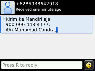 ini modus penipuan baru lewat sms gan