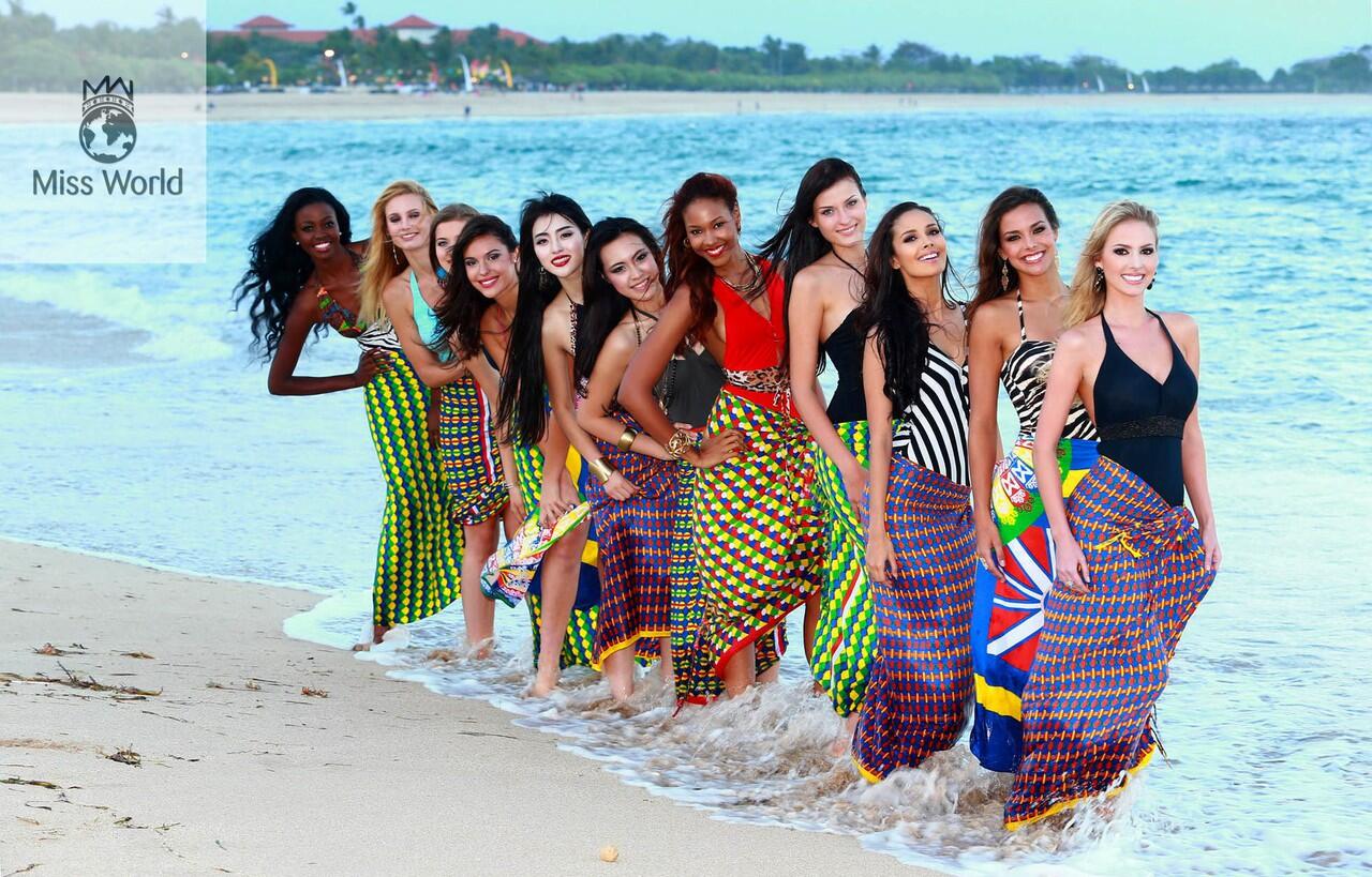 &#91;Foto VANIA-BIKINI&#93; Vania Larissa Masuk 12 Besar Talent Show Miss World