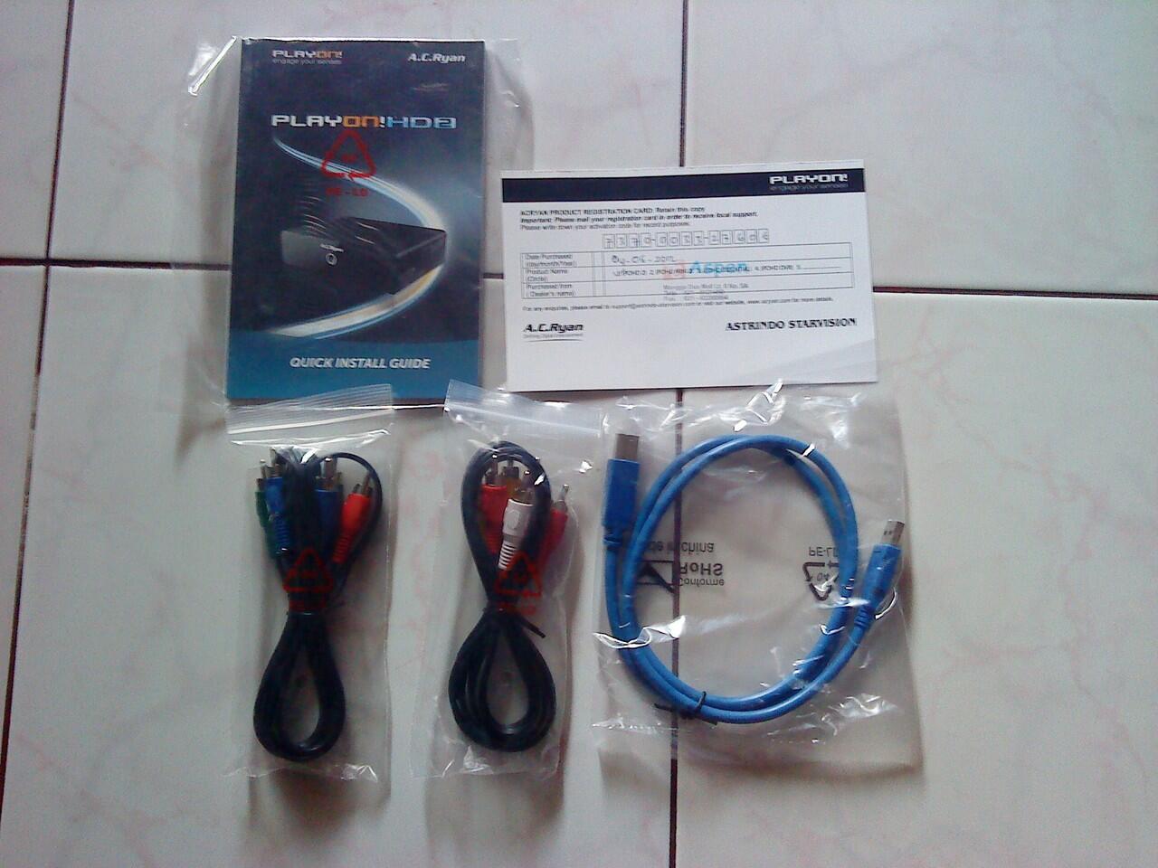 AC RYAN PLAYON HD 2 + WD CAVIAR GREEN 1tb MURAH MERIAH