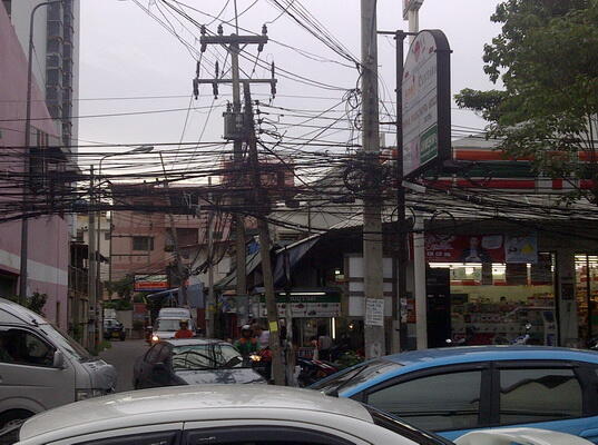 Jaringan kabel thailand kacau (rata rata kacau)