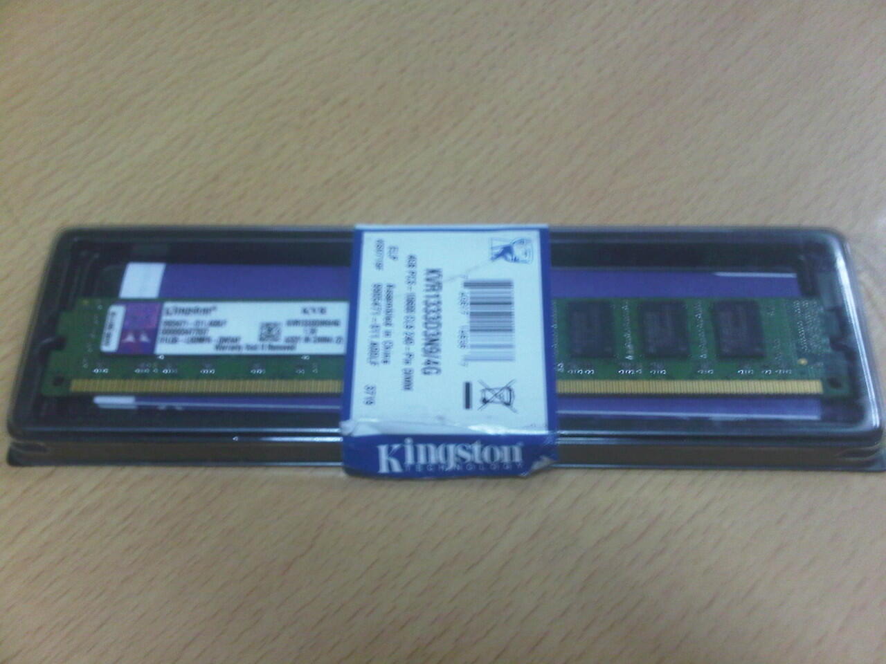 KINGSTON DDR3 4 GB PC-10600