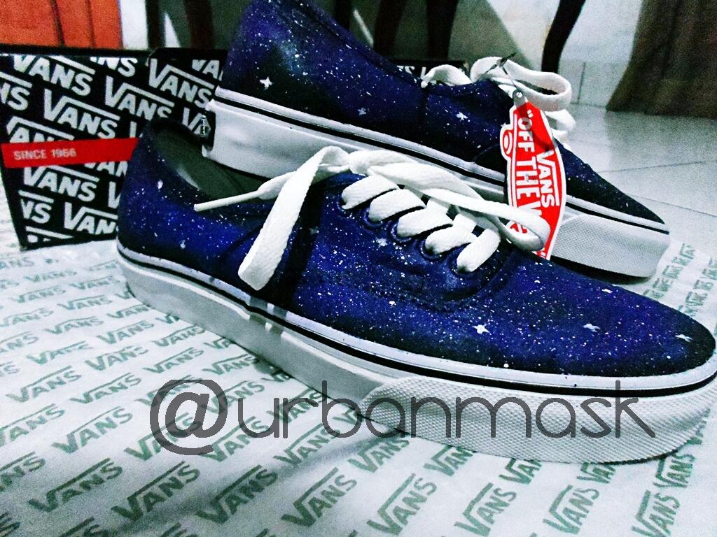 jakarta custom shoes DYE DAN 'VANS SHOES' 'VANS CUSTOM TIE JUAL Terjual GALAXY