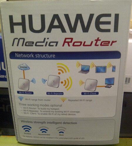 Huawei WS 322 Wireless Range Extender + AP + Client (NEW !!)