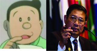 SBY jadi toko kartun di Jepang XD kocak