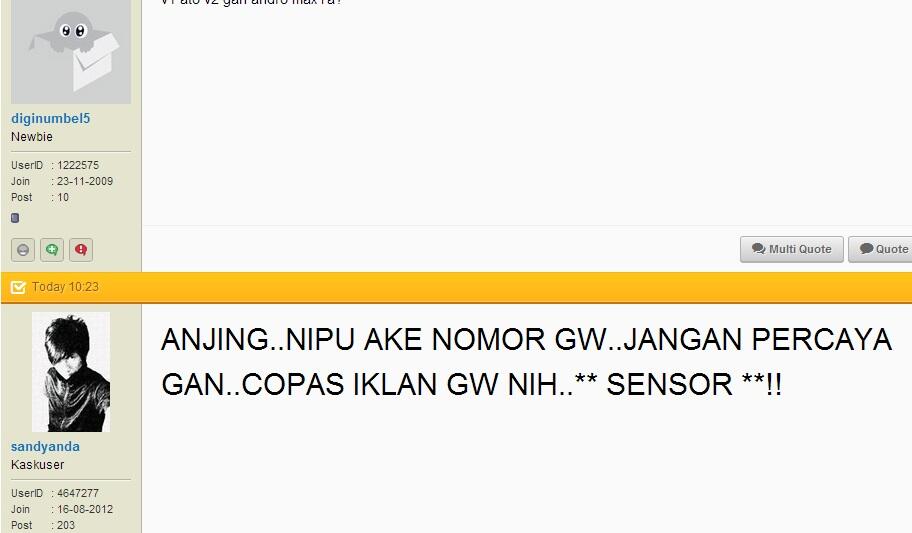 &#91;URGENT&#93; Ati ati gan kena tipu orang stres INI di fjb, bener2 modus baru FJB.