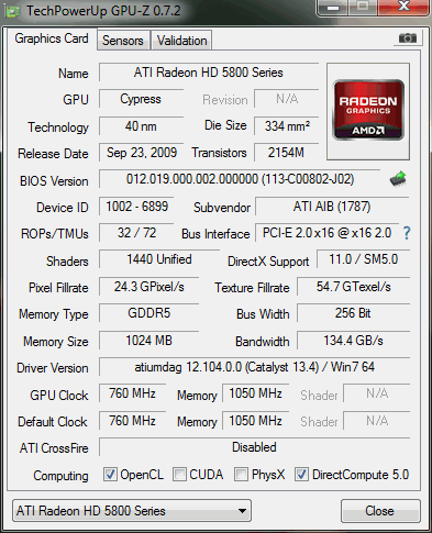 DA 5850 1gb 256bit DDR5,X-FI XTREME FIDELITY