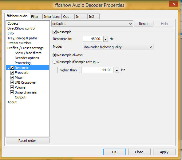 Dolby Headphone/Virtual Speaker 5.1 realtime dengan Graphstudio