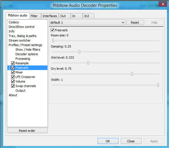 Dolby Headphone/Virtual Speaker 5.1 realtime dengan Graphstudio