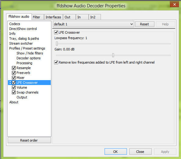 Dolby Headphone/Virtual Speaker 5.1 realtime dengan Graphstudio