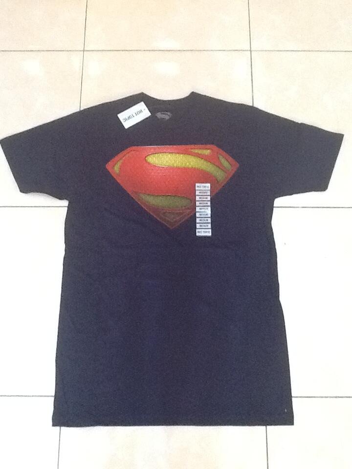 SHIRT SUPERMAN MAN OF STEEL LICENSED DC FROM HOTTOPIC ORIGINAL