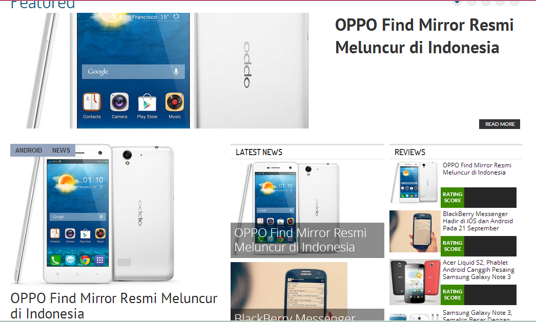 OPPO Find Mirror Resmi Meluncur di Indonesia!