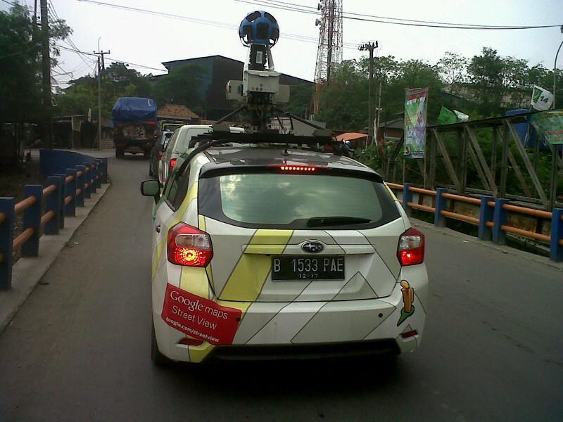 Kemarin Mobil Google Maps Lakukan Pemetaan di Kota Cikarang Gan !!