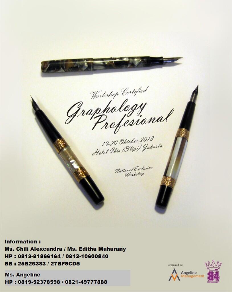 "Graphology Professional Class" Apakah itu ?? Minat PM!