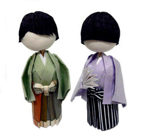 Kurumie Washi Ningyo , Kerajinan Boneka Kertas Jepang