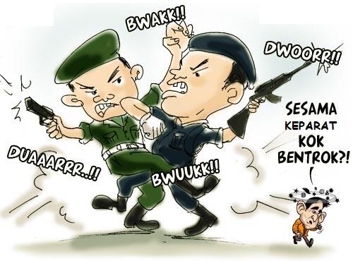 Tentara VS. Polisi