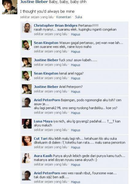 Kehidupan Artis di Dunia Maya.