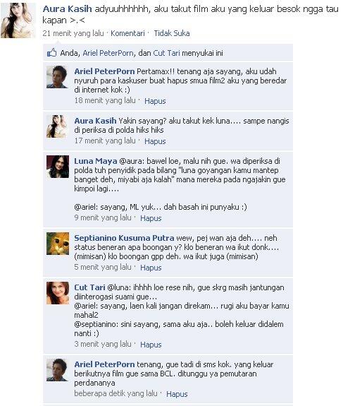 Kehidupan Artis di Dunia Maya.