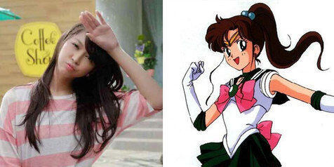 &#91;HOT&#93; jkt 48 menjadi sailor moon , siapa yang paling cocok ?