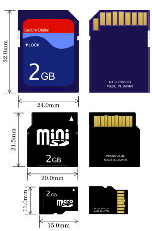 Mari Mengenal Perbedaan Memori SD Card, MiniSD, dan MicroSD