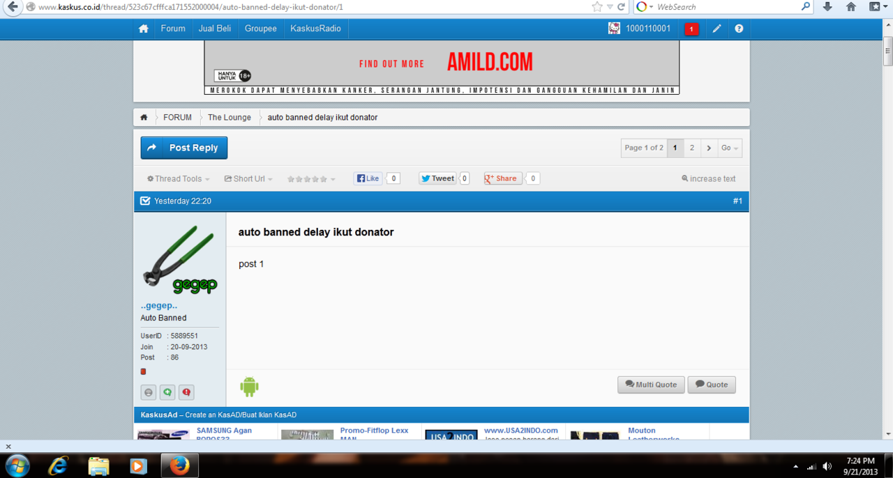 NO HOAX ( Kaskuser anti banned )