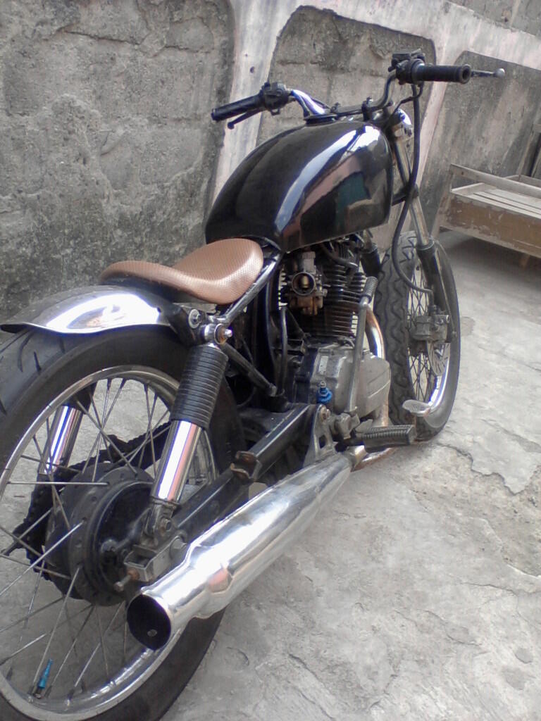 Cari DIJUAL GL PRO BLACK ENGINE 145 CC MODIF BOBBER STYLE 