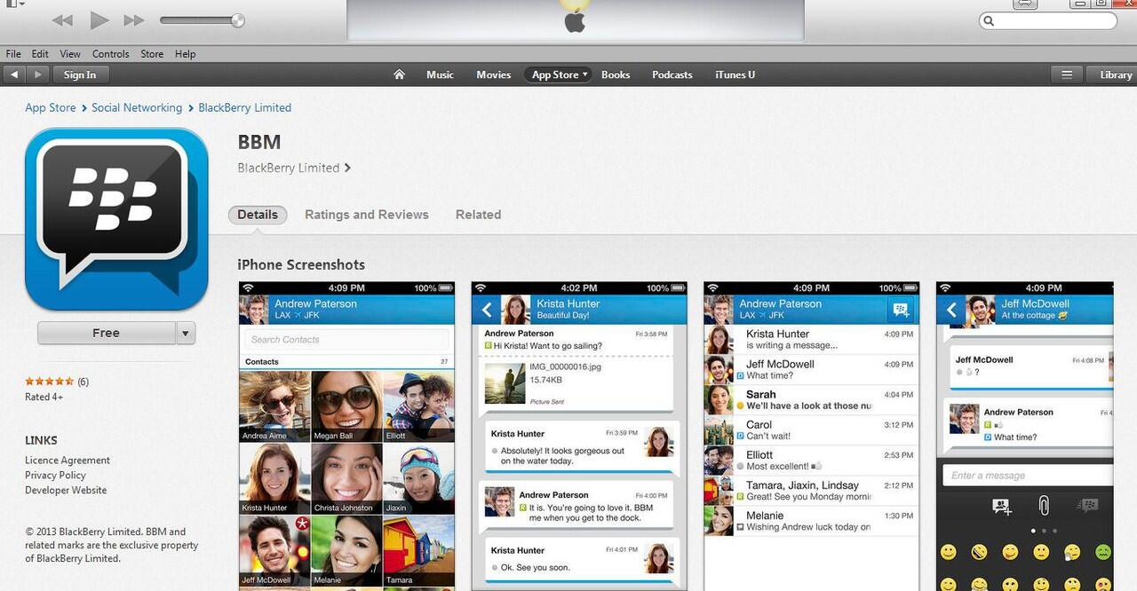 BBM Untuk Pengguna iPhone Sekarang Sudah Tersedia Di AppStore 
