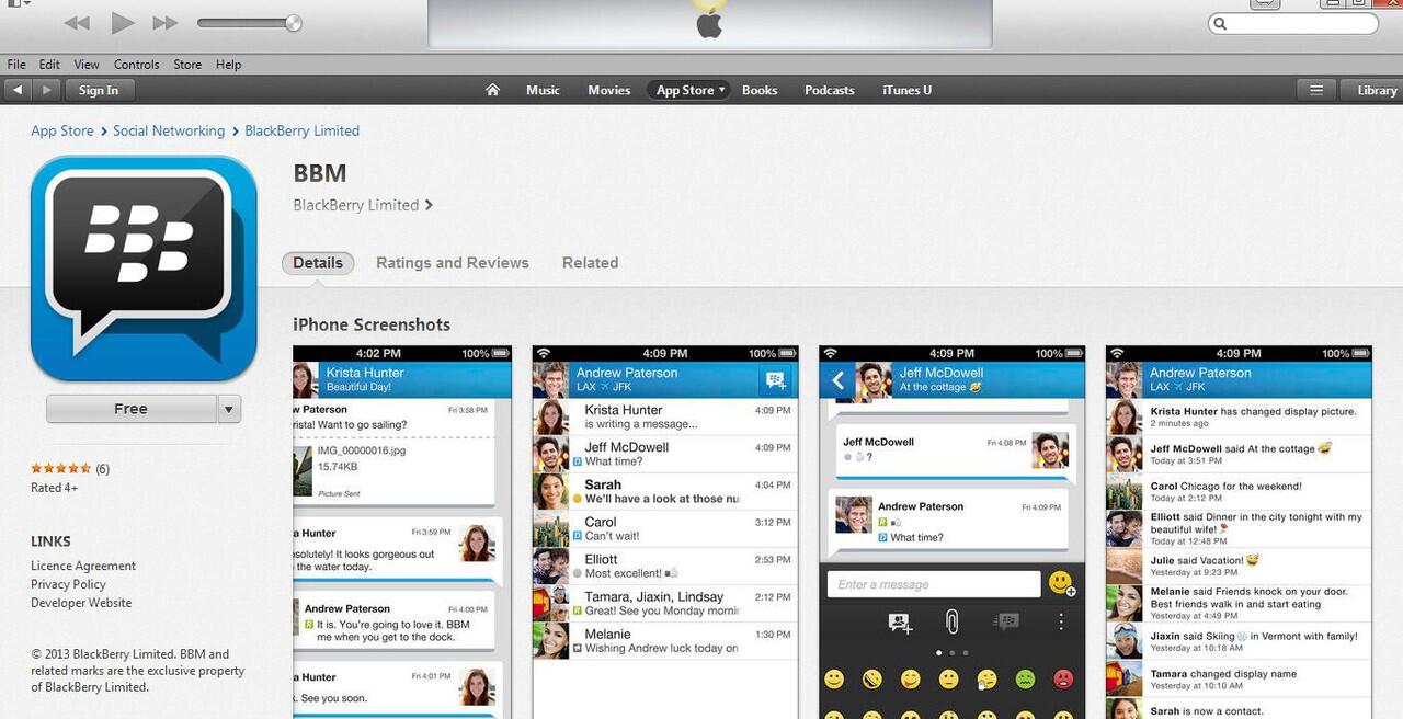 BBM Untuk Pengguna iPhone Sekarang Sudah Tersedia Di AppStore 