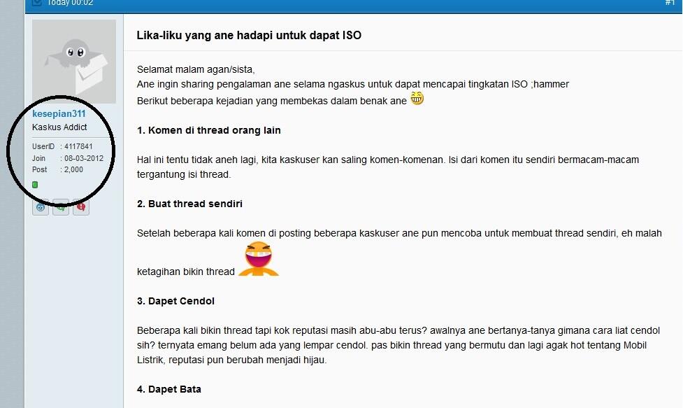 Lika-liku yang ane hadapi untuk dapat ISO