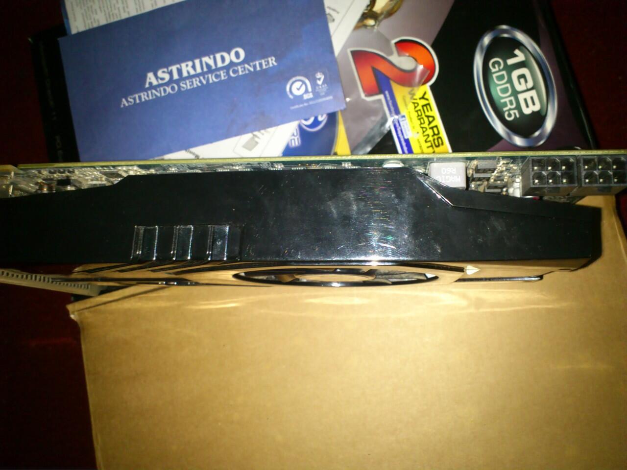 vga gamers/grafis radeon 5850 1gb 256bit direct11 mulus fullset