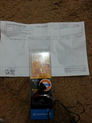 ( SELL ) Earphone SENNHEISER MX - 471 (BARU 2 HARI)