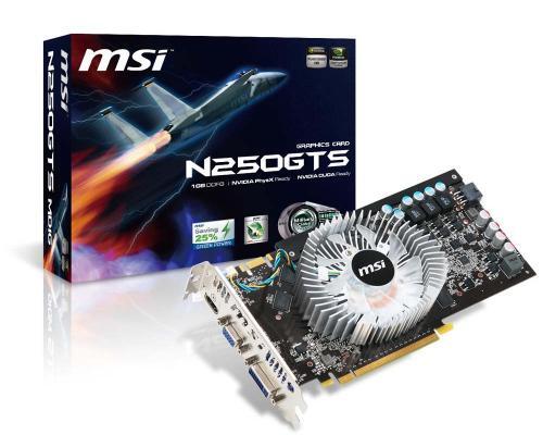 MSI N250GTS-MD1G -OC GeForce GTS 250 Video Card @ MALANG