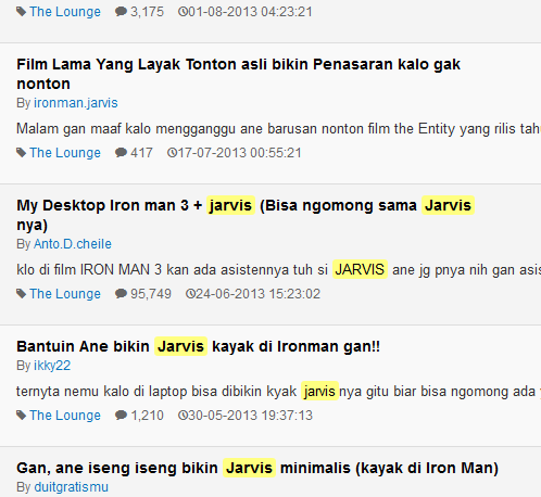 JARVIS (AI Assistant Tony Stark Iron Man) Versi Agan ini &#91;Video+DL&#93;