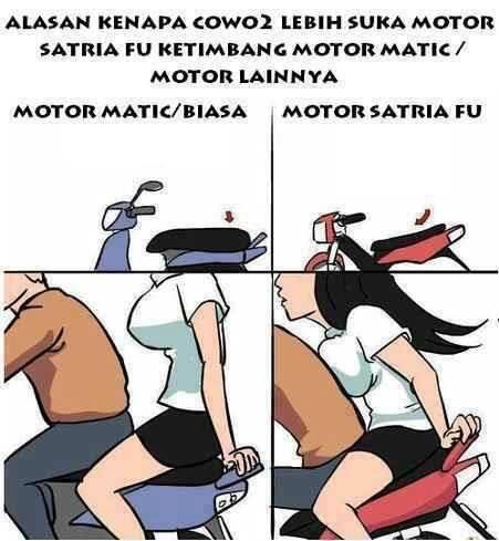 sebab nya anak alay suka satria FU