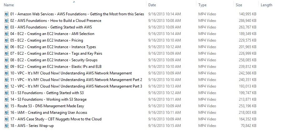 Jual : CBT Nuggets ( video ) - Amazon Web Services - AWS Foundations ( for PC Only )