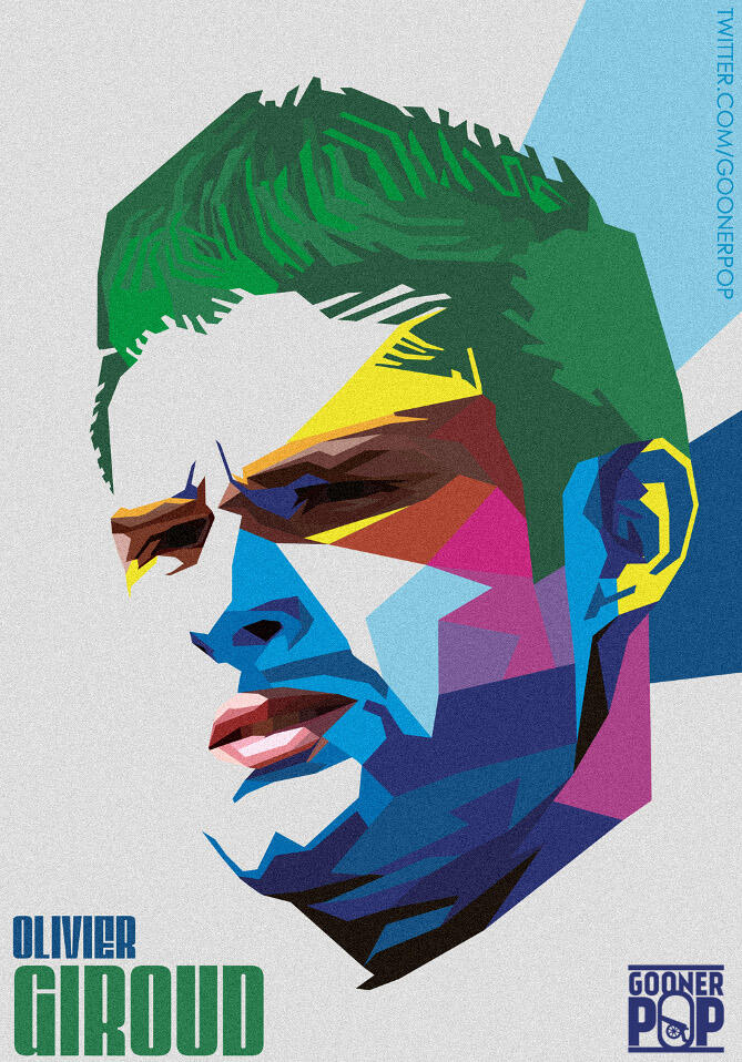 &#91;POP ART&#93; Arsenal Player. Gooner(ette)s wajib masuk