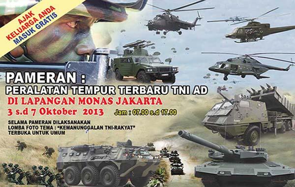 Pameran Peralatan Tempur TNI AD 2013