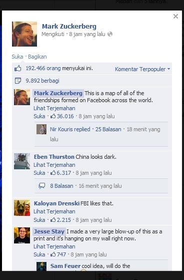 Mark Zurkeberg Merilis Peta Pertemanan Facebook