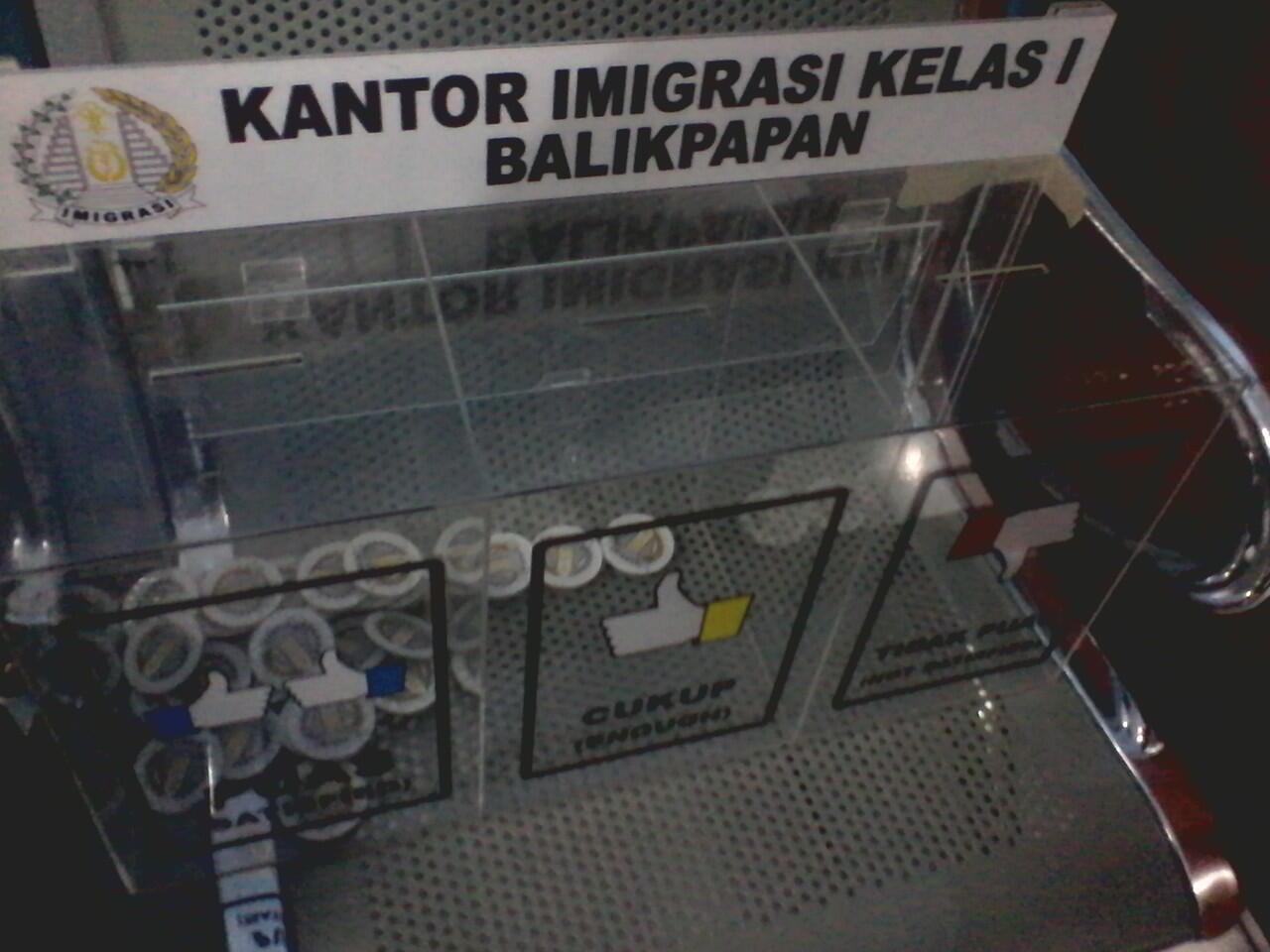 PELAYANAN IMIGRASI BALIKPAPAN !!!! DENY INDRAYANA TLG MASUP 
