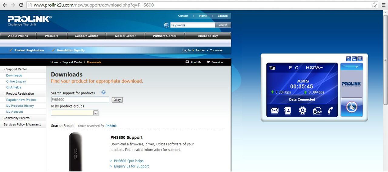 &#91;HELP&#93; Modem ProLink PHS 600 ngadat