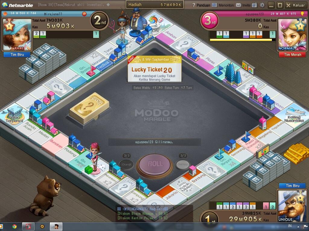 &quot;KAULAH HARAPANKU&quot; kata temen ane pas maen game monopoli online (modarmarble )