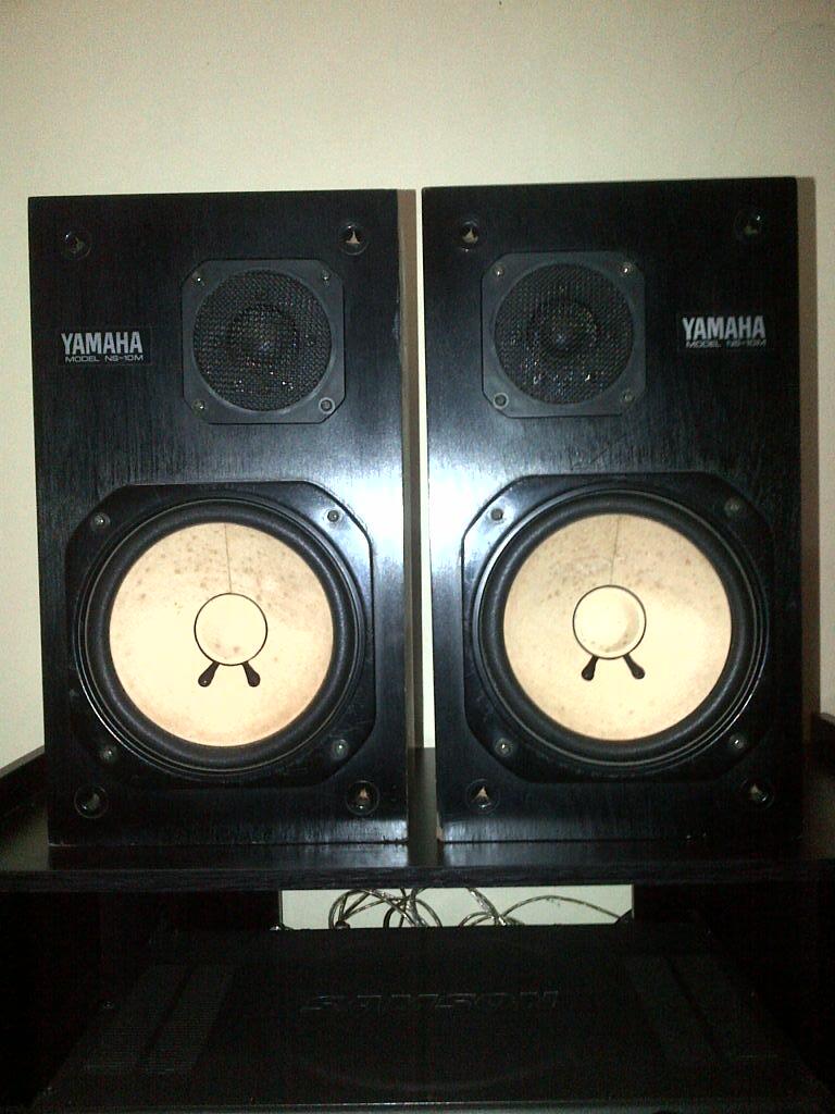 Jual SPEAKER YAMAHA NS-10M + Power SAMSON SERVO 201a