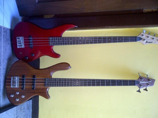 BASS : IBANEZ GIO 4STR, 5 STR, WASHBURN, FERNANDEZ, PRINCE 500RB