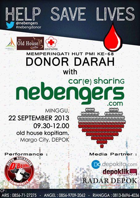&#91;FR&#93; Donor Darah with Nebengers - Help Save Lives