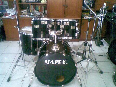 jual drum set pearl vision birch,mapex m series n yamaha yd jepang
