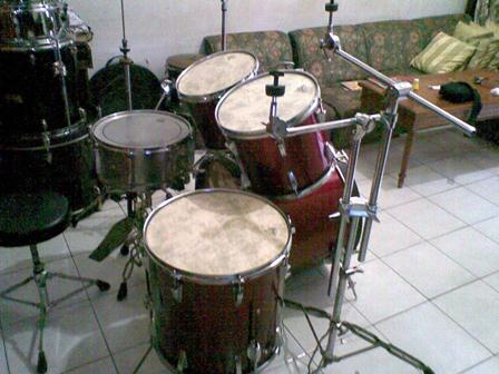 jual drum set pearl vision birch,mapex m series n yamaha yd jepang