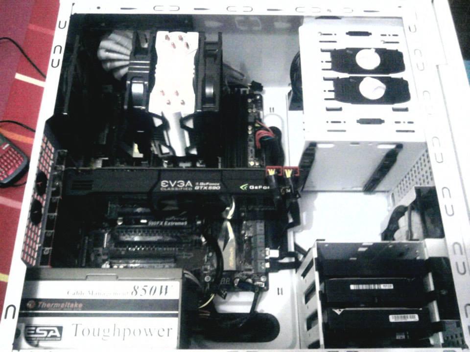 VGA CARD EVGA GTX 590 CLASSIFIED (Dual GTX 580) 3Gb 768 bit